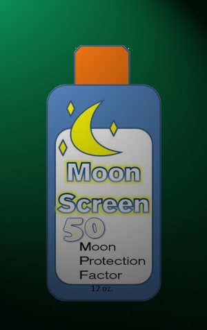 A bottle of MPF 50-rated moonscreeen